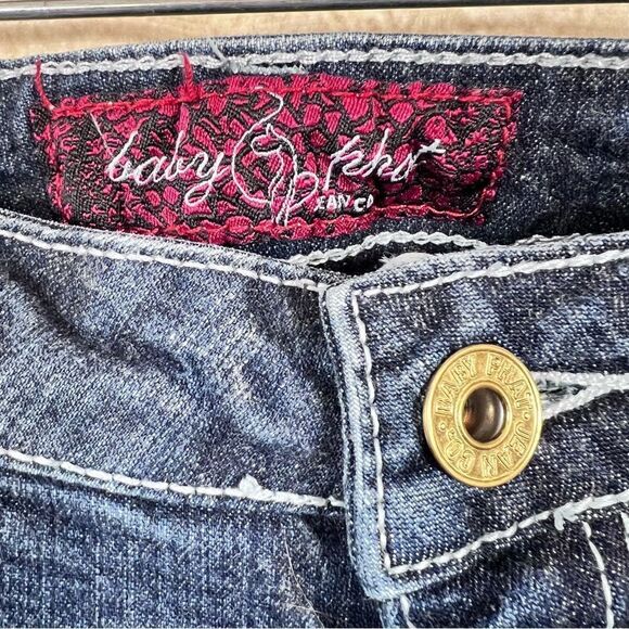 Baby Phat Y2K Embellished Bow Pocket Jeans - Picture 7 of 16